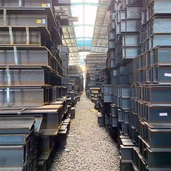 A36 Q235/Q345/Ss400 H Faisceau de fer au carbone laminé à chaud premier poutre en H en acier de construction, fabricant de la Chine en gros