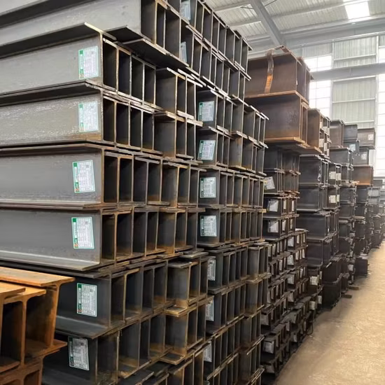 Acier ASTM A36 laminé à chaud/froid de haute qualité Poutre en H soudée galvanisée/poutre en I/acier profilé/section Q235B Q235 Q345 Poutre en H en acier de construction