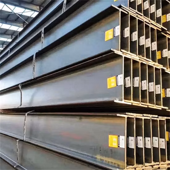 Acier de construction ASTM A36 A50 A572 A992 Poutre en H Prix soutenant la toiture Section de carbone laminée à chaud Barre d'angle en acier C Canal Poutre UIH
