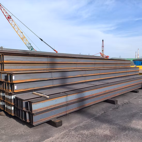 Entrepôt Inox/Galvanisé/Fer Acier au Carbone Doux Soudé Structurel Hea/Heb/Ipé Poutre Profilé en Acier Métal Section IH Poutre pour la Construction